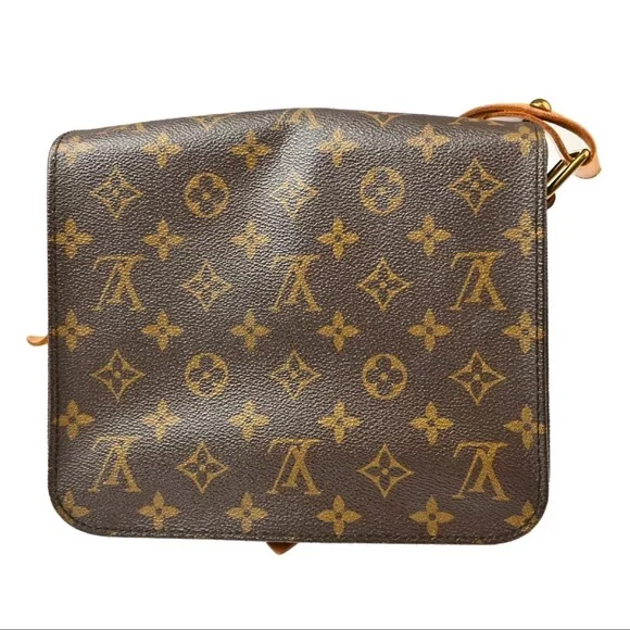Louis Vuitton Tan and Brown Monogram Crossbody Bag PRE-OWNED - Picture 5 of 12